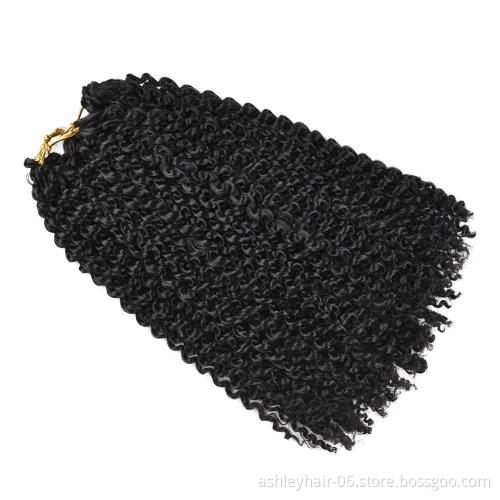 Julianna High Temperature Pre-Looped Braid Afro Marley Bob Crochet Synthetic Fiber Hair Extensions